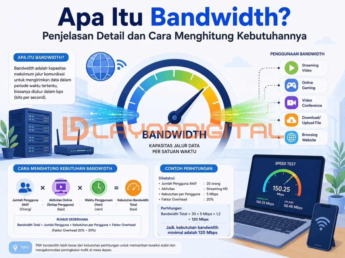 Apa Itu Bandwidth? Cara Menghitung Kebutuhan