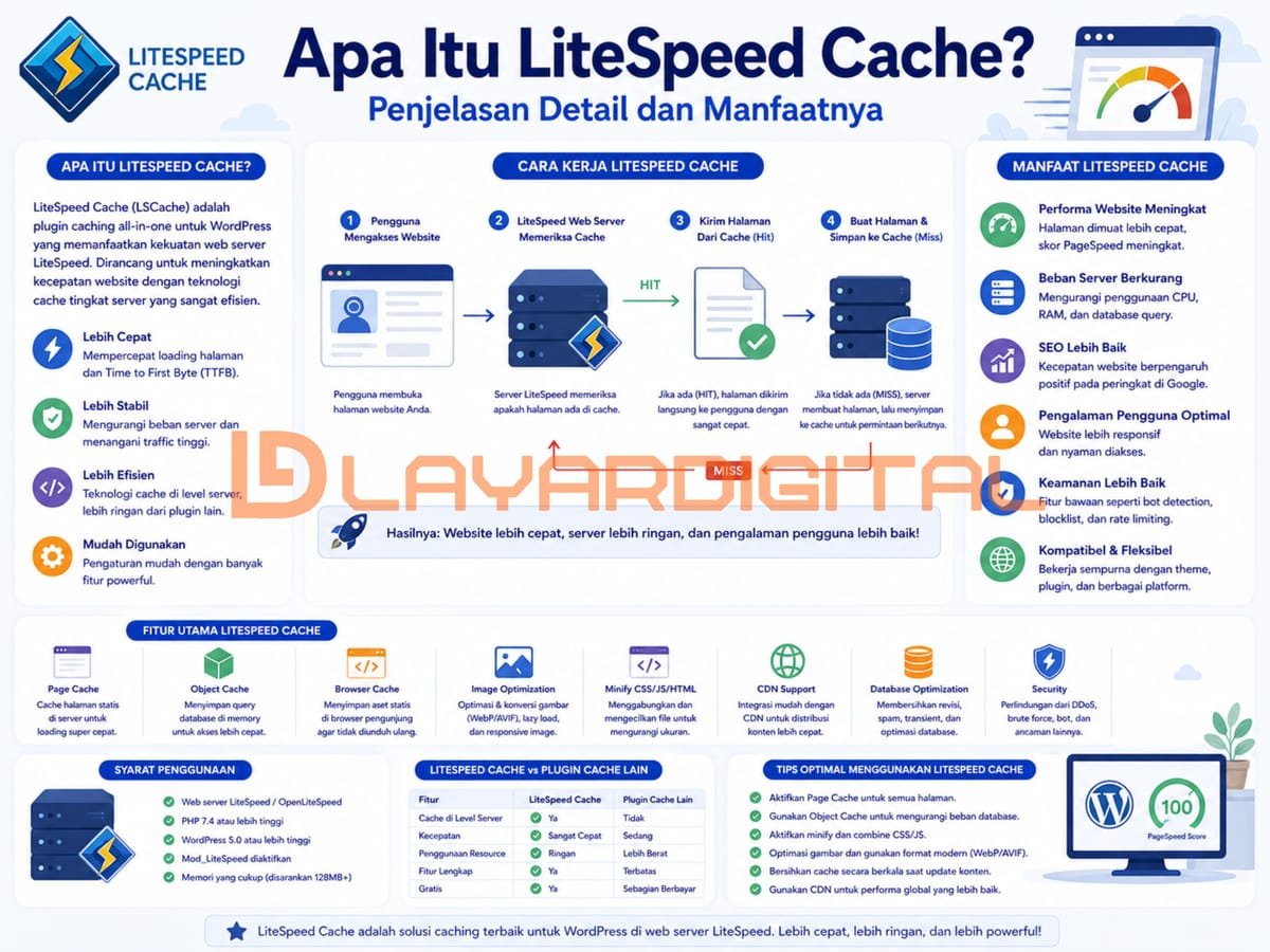 Apa Itu LiteSpeed Cache untuk WordPress?