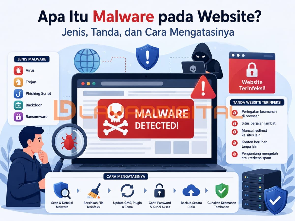 Apa Itu Malware Website? Tanda & Cara Atasi
