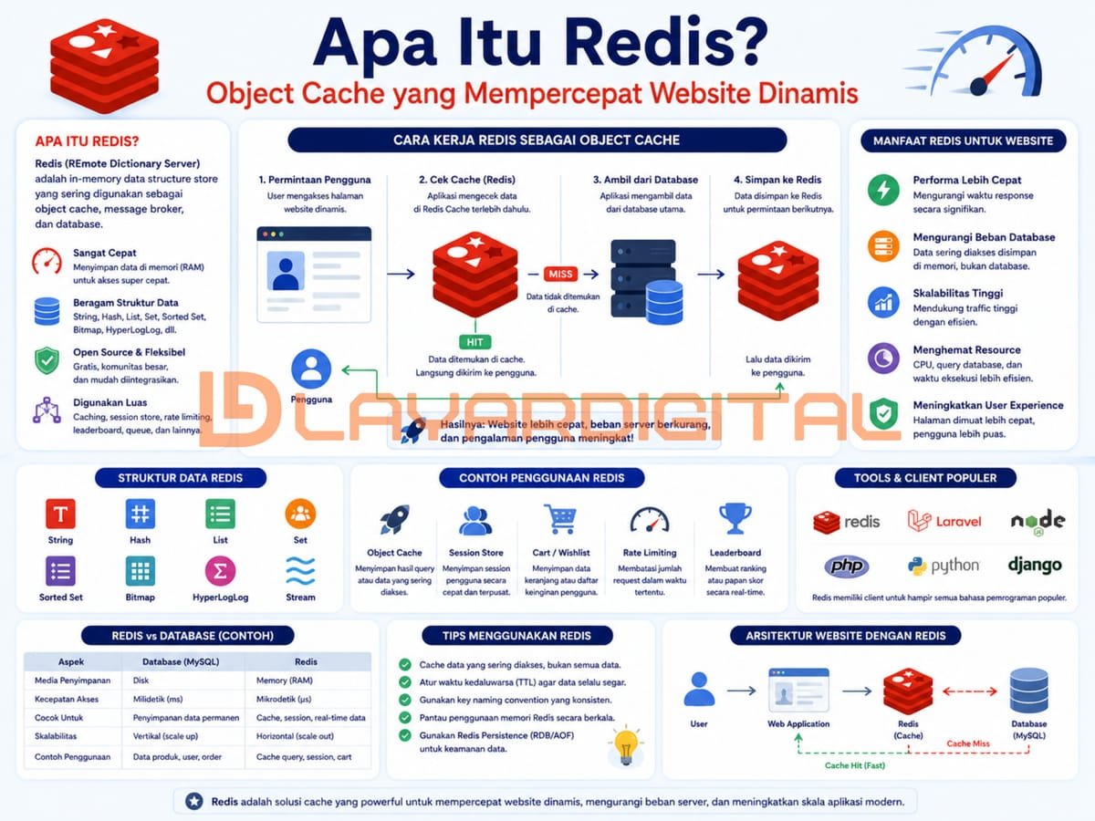 Apa Itu Redis? Object Cache untuk Website